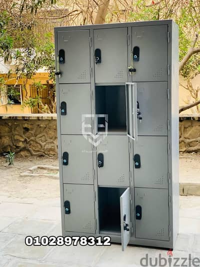 لوكر 12 ضلفة صاج محمل