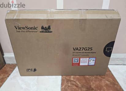  للبيع شاشة ViewSonic Gaming 27" IPS 144Hz - موديل: VA27G25 