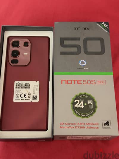 Infinix Note o. s oG (٢٥٦GB/ I٦GB RAM) كسر زيرو لقطة بالعلبة