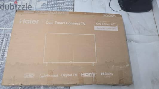 شاشه هاير 43 K70 series سمارت كونكت
