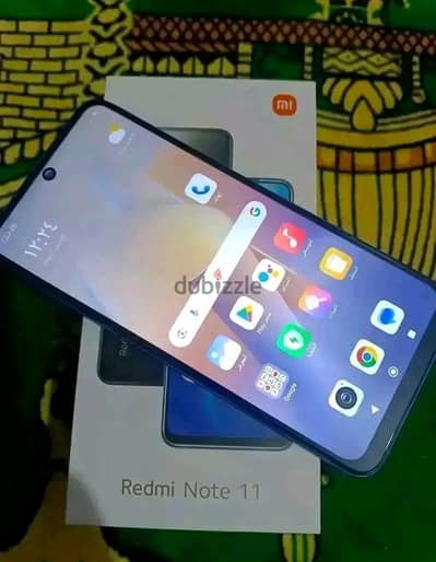 ريدمي نوت 11 معاه الكرتونه رامات 6+5 مساحه 128