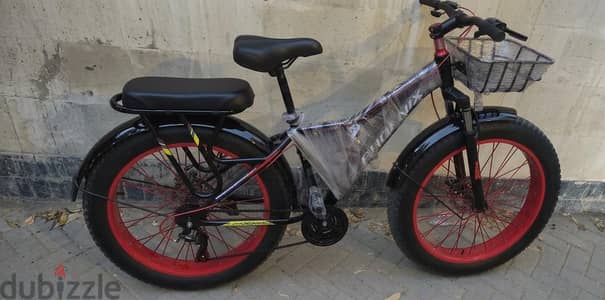دراجة دبابة ( fat bike)  مقاس ٢٦