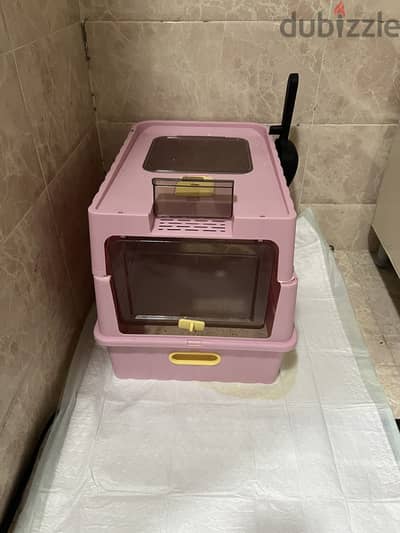 Pinky Litter Box + Traveling Mini Box