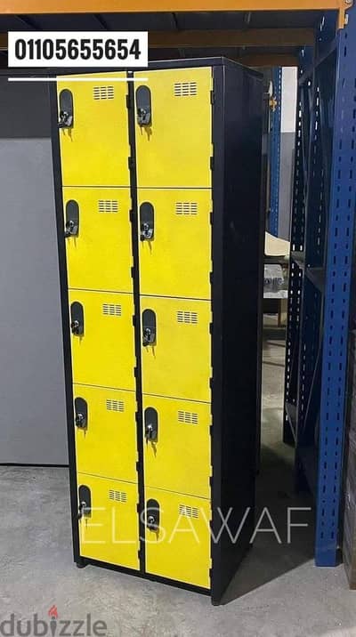 لوكر،locker,صاج محمل دهانات اليكتروساتيك ،وحدات تخزين ،دولاب،لوكرز
