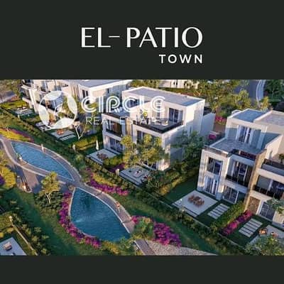 تاون هاوس ميدل بجاردن للبيع بأقساط على 7 سنوات بدون فوائد في Al patio town