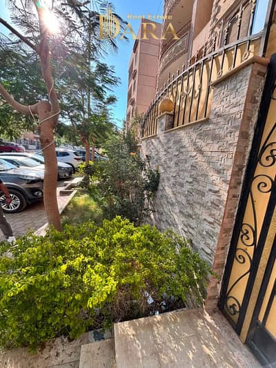 Apartment for sale ground floor with garden ultra super lux finished in the third district next to Creative Mall
