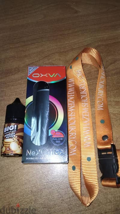 فيب OXVA Nexlim Go جديد زيرو بالكرتونة + ليكويد + 2 كويل + حامل رقبه