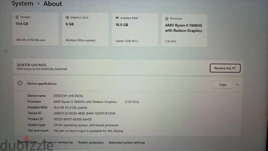 Asus Rog Zephyrus G14