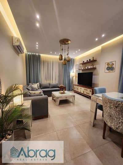 For rent: A modern, air-conditioned, two-bedroom furnished apartment in the ION Courtyard compound, next to Mall of Arabia.