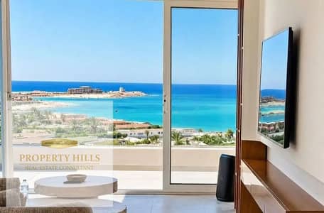Fully Finished Sea View Chalet for Sale in Beit Al Bahr, Sidi Heneish by El Abd