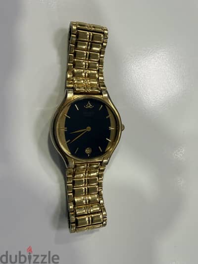 Vintage 1978 Citizen Quartz watch gold plated