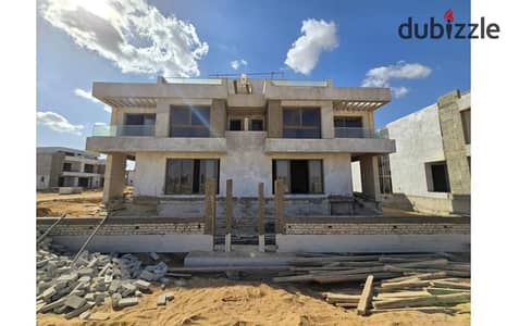 فيلا رباعية حجز قديم باقل توتال عقد 275م Q2 بمقدم والباقي تسهيلات حتي 2033 NOOR TMG