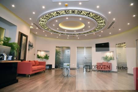 Ultra Super Lux Fully Furnished Office with Panoramic View for Rent in Al Guezira Plaza Sheikh Zayed Arkan Plaza