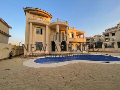 Palace with private pool - biggest land - prime location overlooking landscape - bahary - ready to move - for sale in Al narges