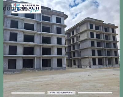 شاليه للبيع 95م ب فيو لاجونز رأس الحكمه في مارسيليا بيتش 5 في الساحل الشمالي Marseilia Beach 5 | North Coast