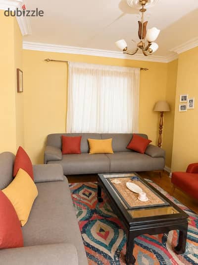 For sale, an apartment of 175m in Degla, Maadi, with a distinctive and upscale location, open view, not obstructed.