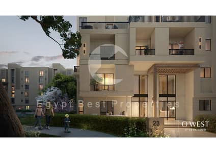 3 Bedroom apartment for sale at o west orascom 6 october city payment over 10 years