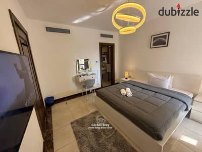 Luxury Furnished Duplex for Rent | 145 SQM | 2 Bedrooms | 3 Bathrooms | Porto New Cairo | Near AUC | Daily & Monthly Rental | Fifth Settlement