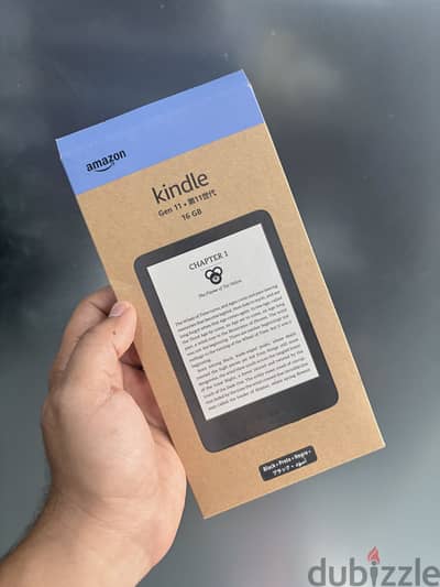 Kindle gen 11 as new with case كندل معاه جراب مغناطيس بالعلبه