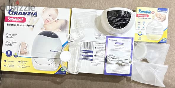 Granzia SutiaFeed Wearable Electric & Instafeed Milk Collector جهازين