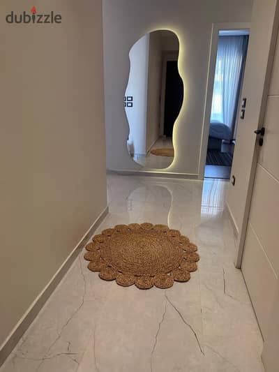 A great opportunity to rent a fully furnished 2 bedroom apartment in Lake View Residence Compound.