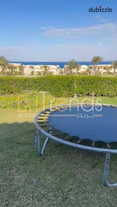 Fully Furnished Chalet in La Vista 6 Ain Sokhna with Wide Sea view!!! Ground  with garden