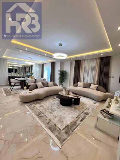 Apartment for sale in the Fifth Settlement with furnishings and air conditioning in a compound next to the American University