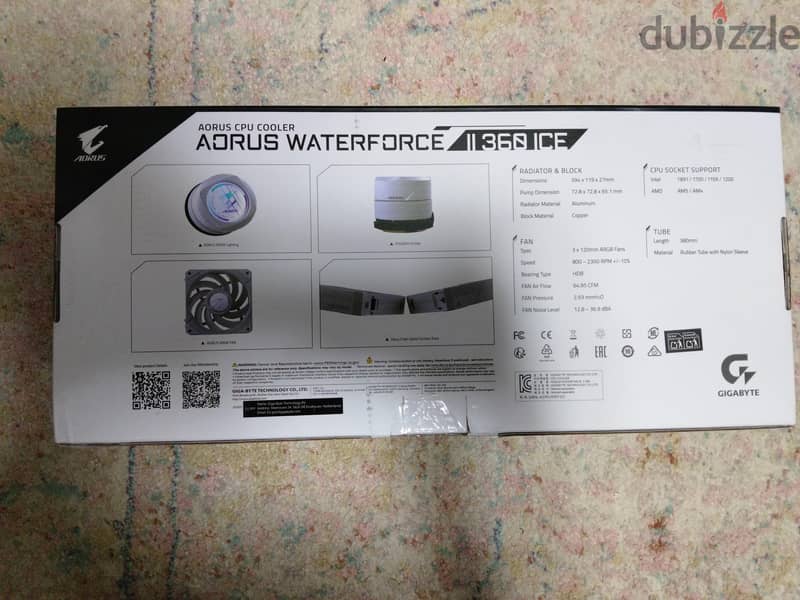 Aorus waterforce II360 ice 3