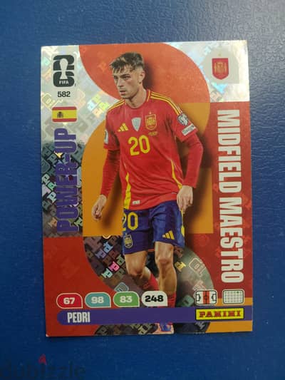 pedri card panini world cup 2026