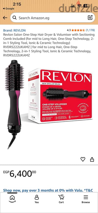 Revlon hair dryer brush