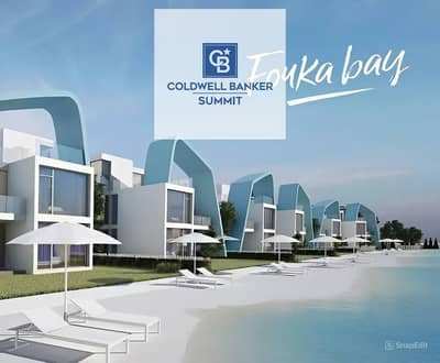 Villa 282m² built area for sale, immediate delivery, directly on the lagoon and sea view in Fouka Bay Ras AlHekma North Coast, at a total price
