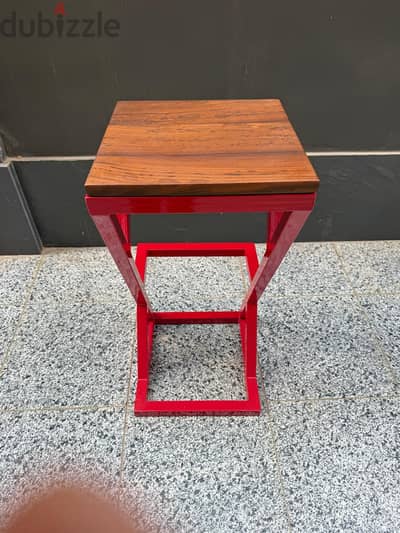 Geometric Bar Stool