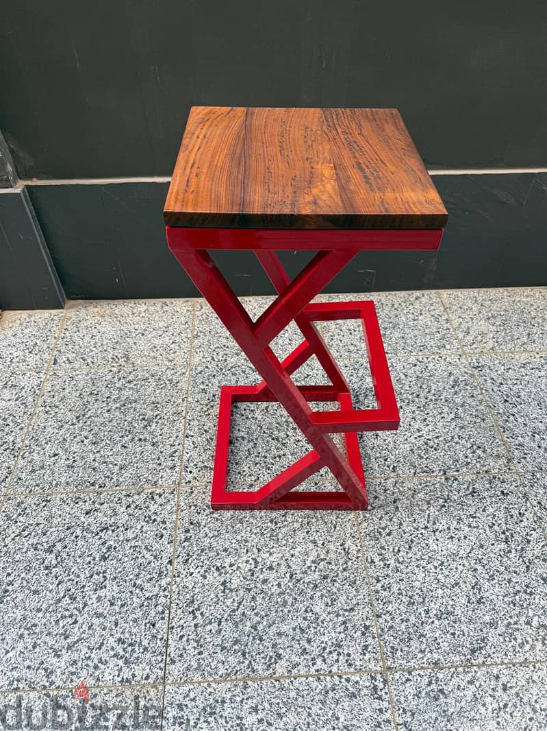 Geometric Bar Stool 2