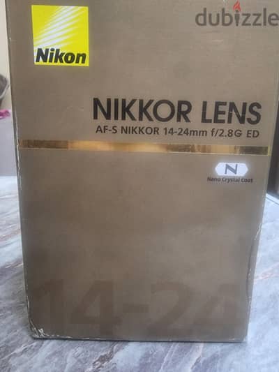 nikon 14-24 F2.8 N G حالتها ممتازه