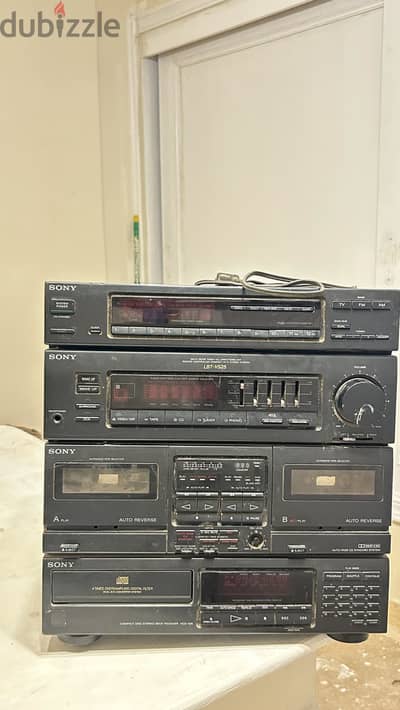 * جهاز صوت سوني Hi-Fi Component Stereo System