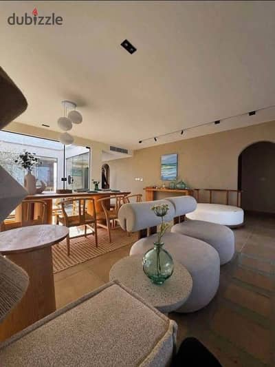 Chalet for Sale in Sidi Heneish, First Row Directly on the Sea, Fully Finished