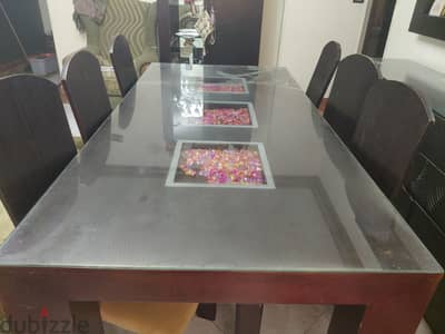 سفره 8كراسي بالبوفيه للبيع سعر ٦٠٠٠