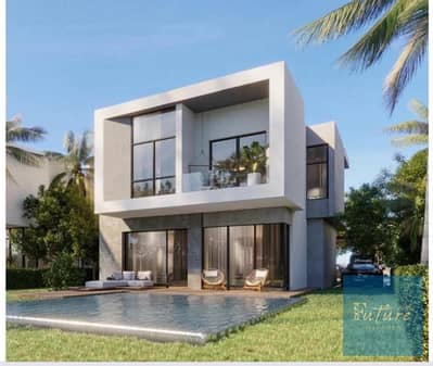 للبيع أو البدل | Ciano Lagoon Twin Villa – سولاري Misr Italia | دايركت لاجون • بحري • Hotel Finished • 2028 Handover