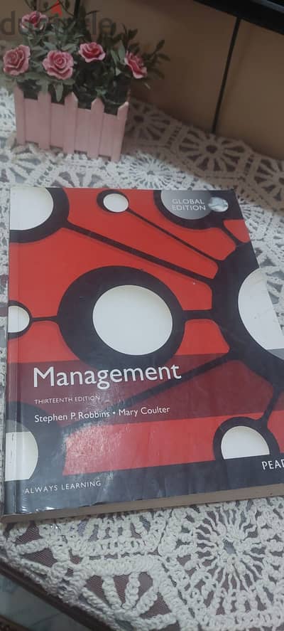 كتاب Management Global Edition الطبعة 13 بحالة ممتازة