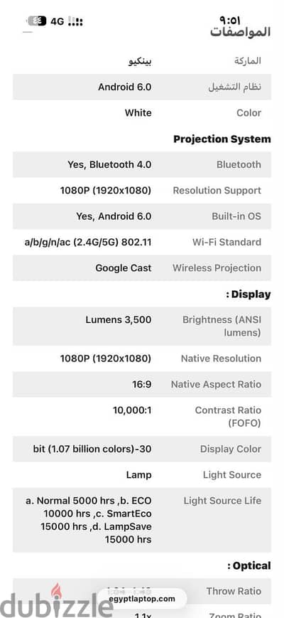 بروجيكتور benQ