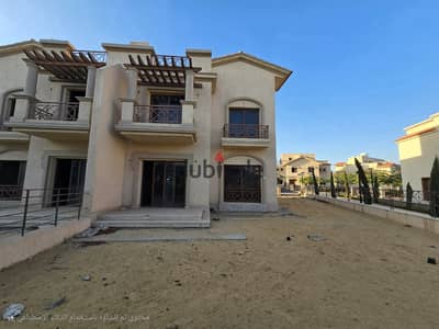 Twin villa for sale in Qusait 305m Garden View in VG3 First payment period until 2033, advance and facilities madinaty