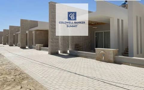 هتدفع 3.2 مليون وتكمل اقساط شاليه متشطب 3 غرف ارضي 120م + جاردن 97م  في موقع مميز جدا في سي شور  Sea shore Hyde park north coast Ras Al Hekma