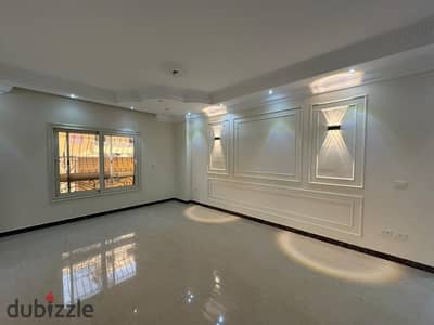 Ground floor elevated with a private garden, Al Nakheel Compound, First Settlement, New Cairo, area of 300 square meters and garden of 150
