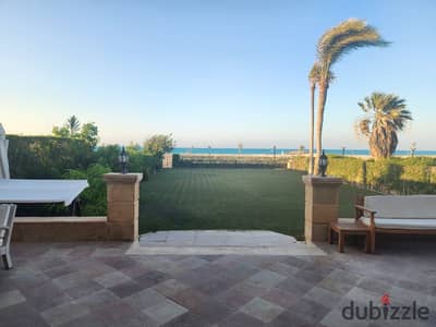For sale in Marina Al Sahel Al Shamali, first row beach villa