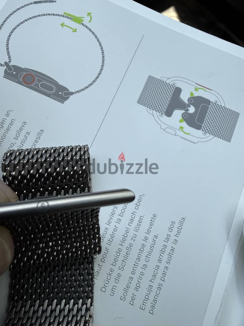 Apple milanese titanium loop - small 1