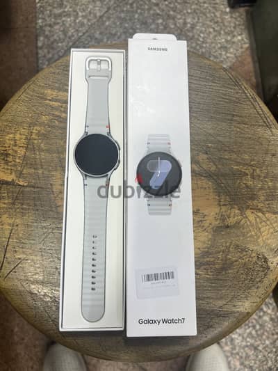 Galaxy Watch 7 Sport Silver كالجديدة