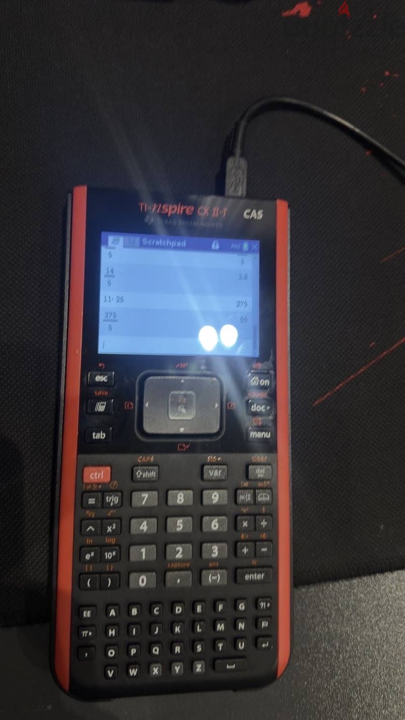 Texas Instruments Cx CAS graphing calculator 3