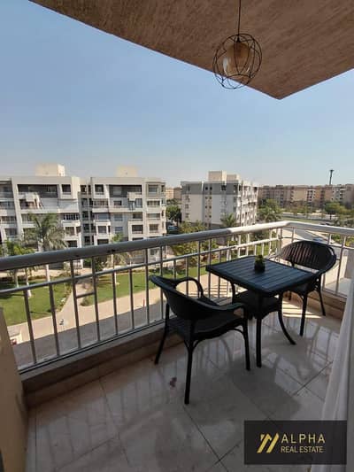 Modern Furnished Apartment in Madinaty B10 — 3BR, Stylish Finishes, Open Kitchen, Balcony View