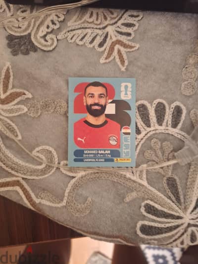 this is mohamed salah panini 2026 original