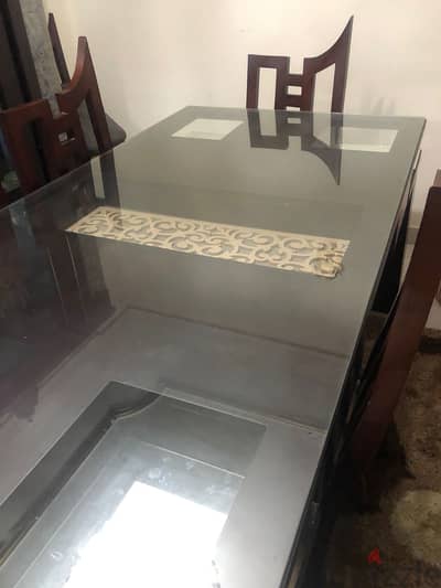 طرابيزه سفره و 6 كراسي